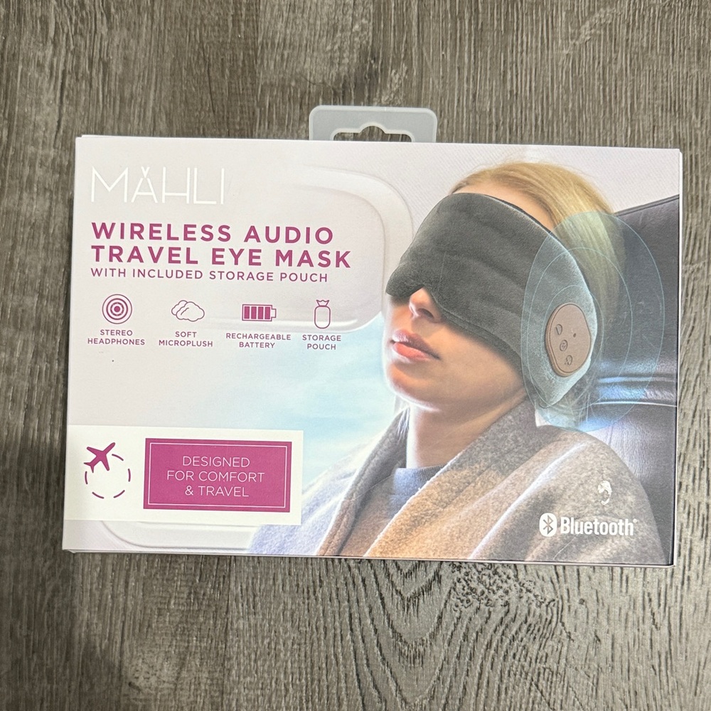 Mähli Bluetooth Audio Eye Mask - Black